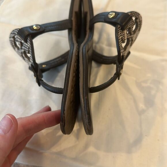 👡 Tory Burch Miller Sandal - Brown - Size 7.5 - With Dust Bag - Picture 4 of 7